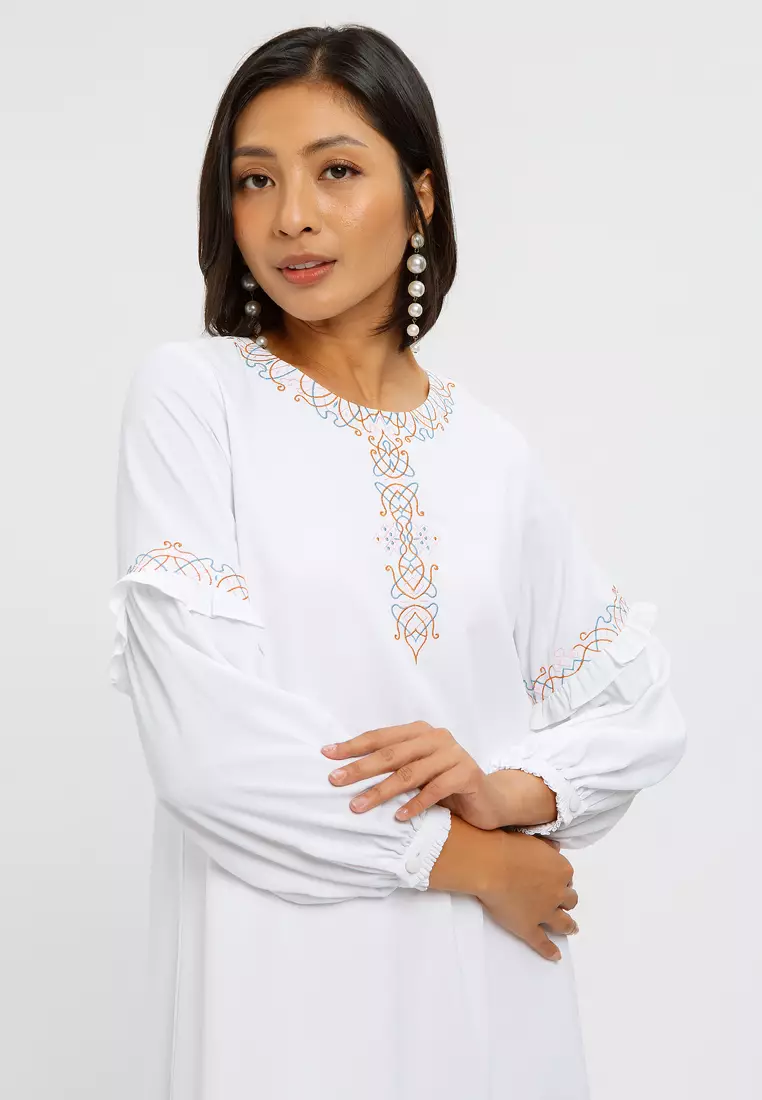 Minimal Gamis Azalea Bright White