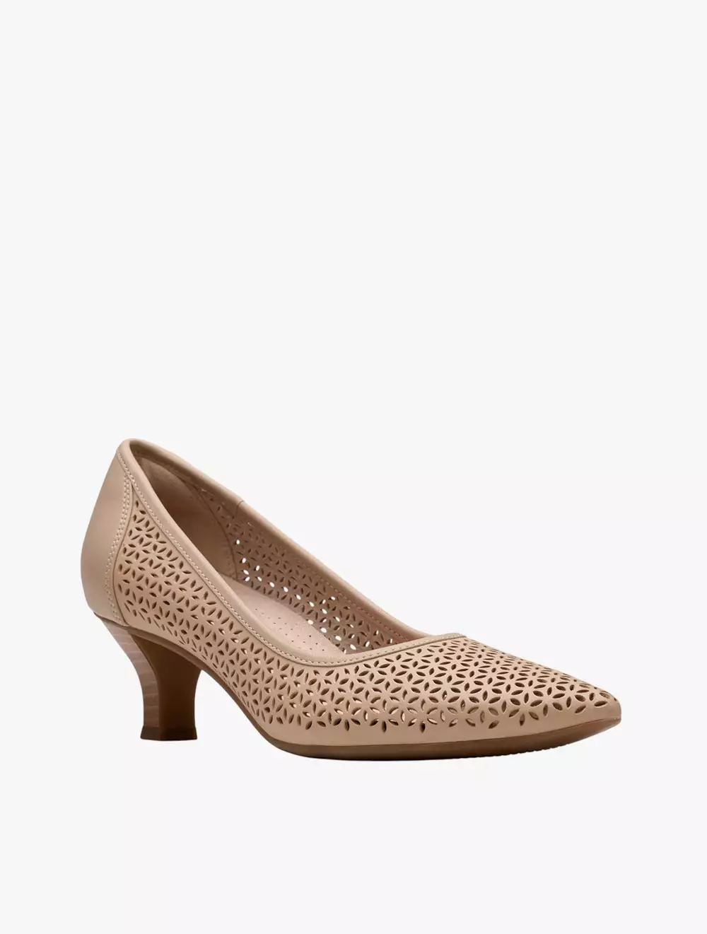 Clarks Kepley Sky Beige Leather