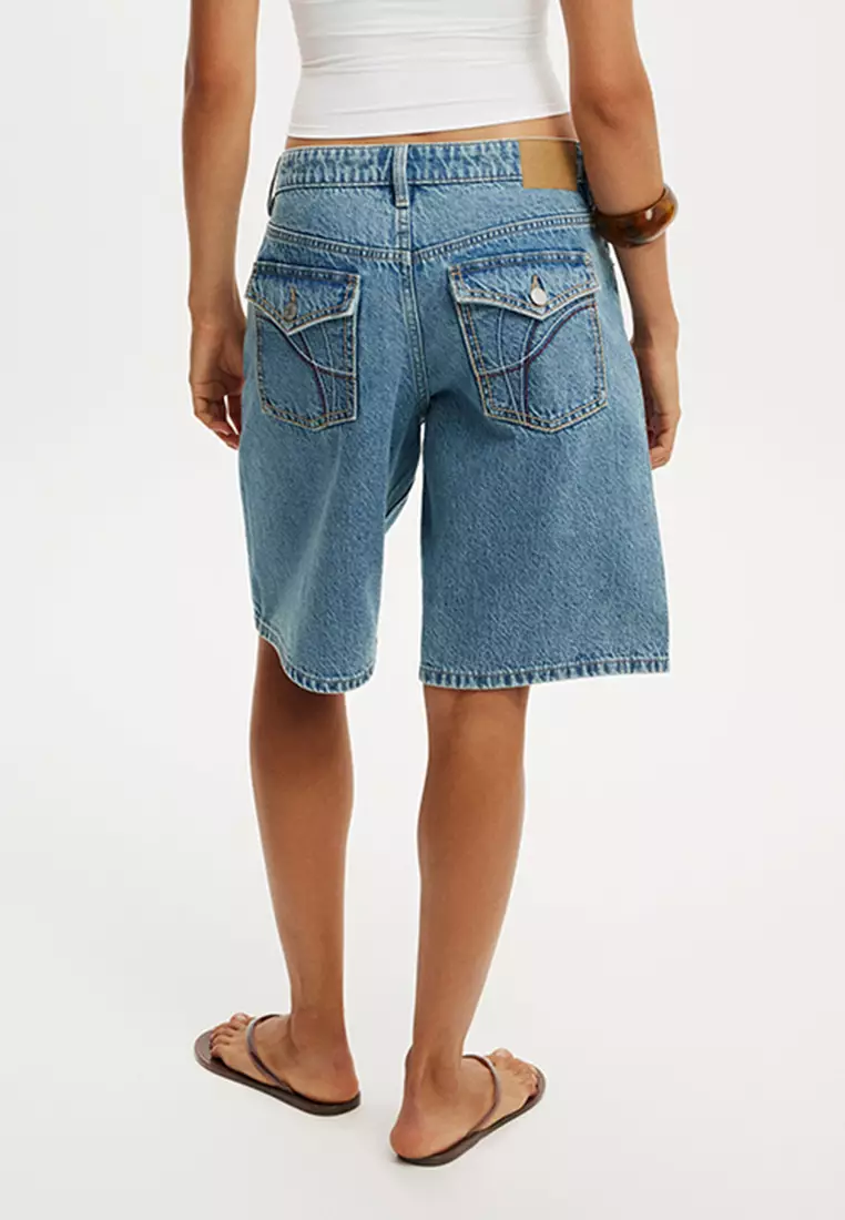 Baggy Denim Shorts