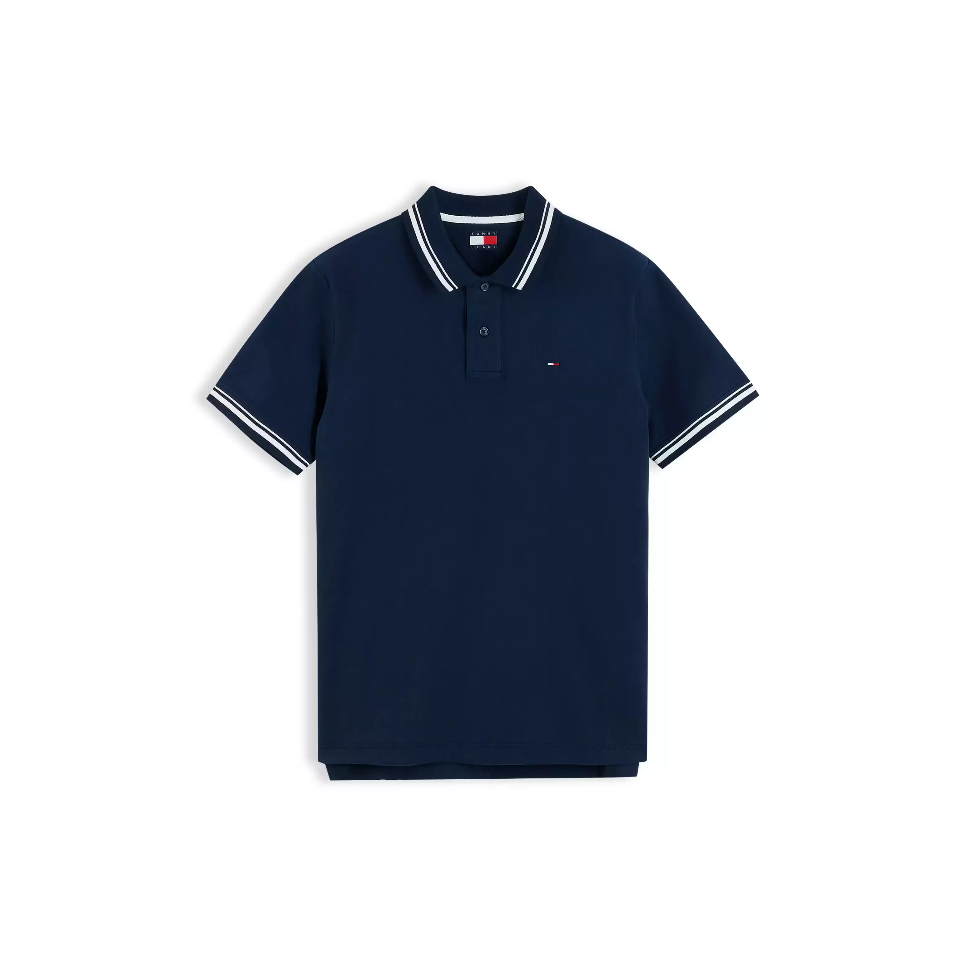 Tommy Jeans - Tommy Flag Regular Fit Tipped Polo Shirt