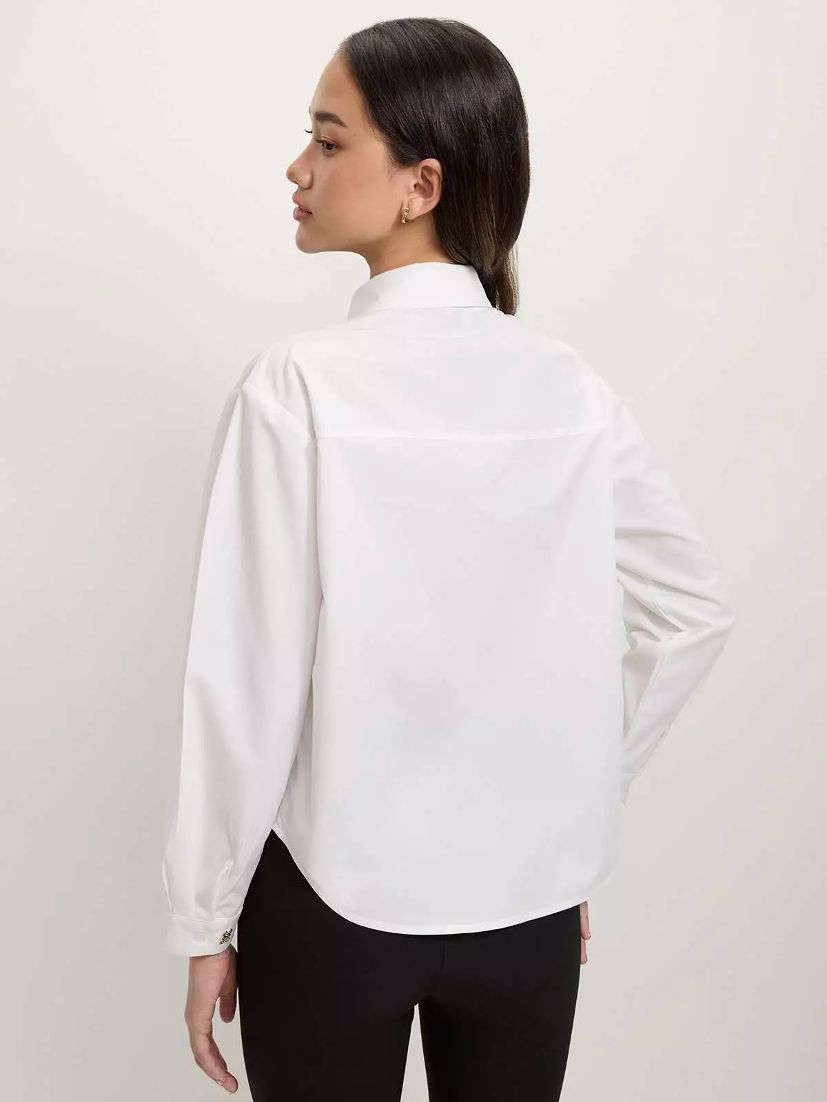 Asymmetric Shirt - White
