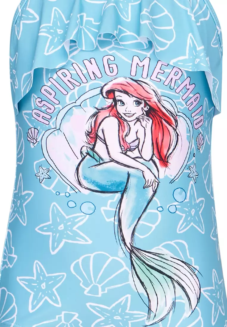 Buy Disney Little Mermaid One Piece Swimsuit Girls Swimwear 2023 Online