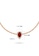 Aquae Jewels pink Bracelet Empress 18K Gold and Diamonds - Rose Gold,Sapphire 14395ACD2402A1GS_1