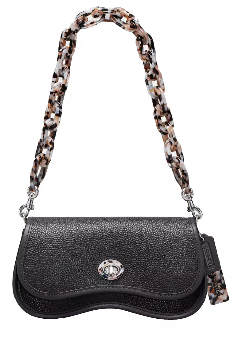 Buy COACH Wavy Dinky Bag In Coachtopia Leather - Black CK113 2026