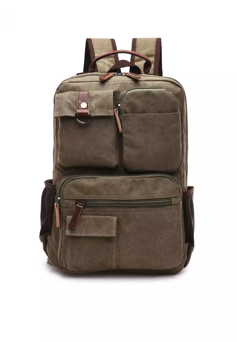 Casual on sale canvas backpack