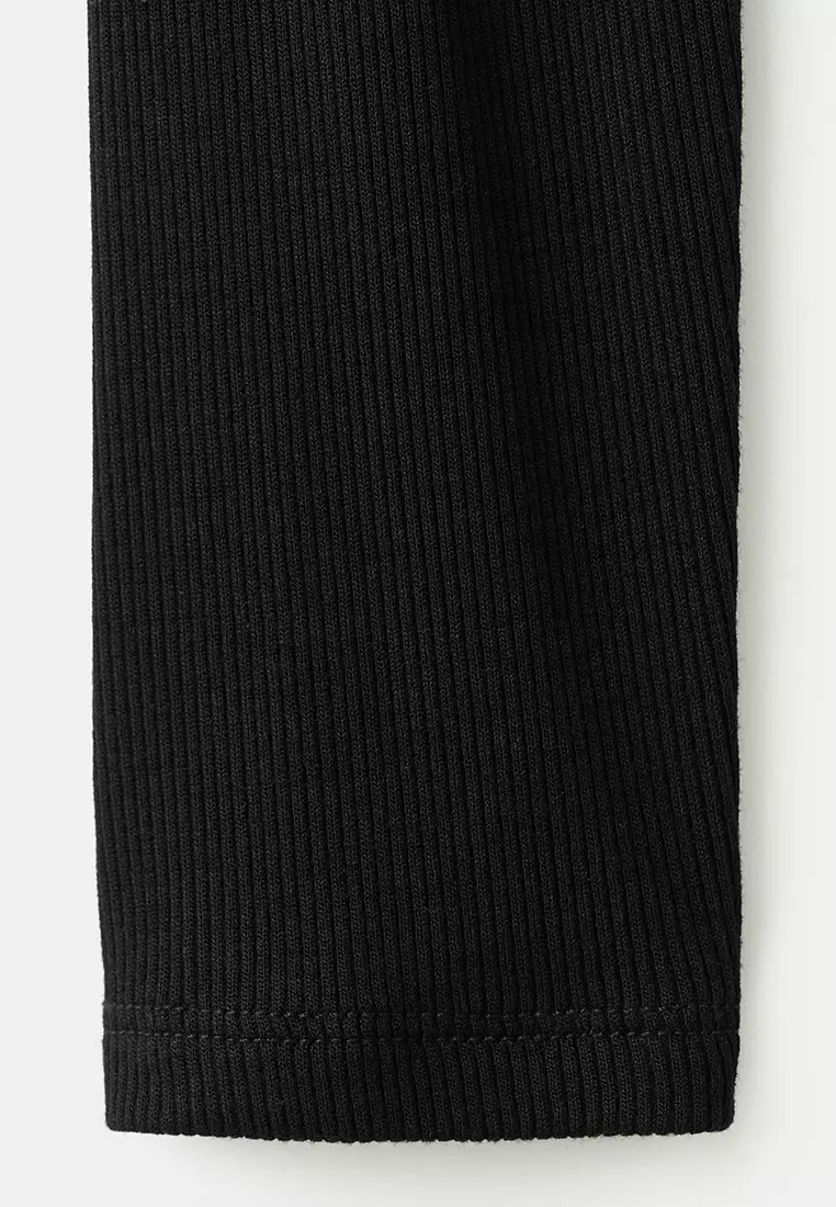 Ribbed Combined T-Shirt