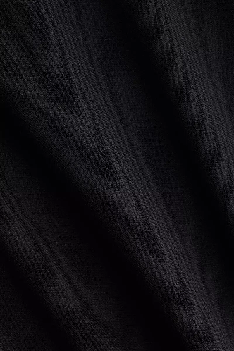 Pleated barrel trousers