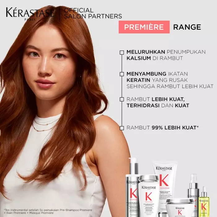 Kerastase Shampoo Rambut Rusak - Bain Premiere 250ml Anti Damaged Hair Shampoo