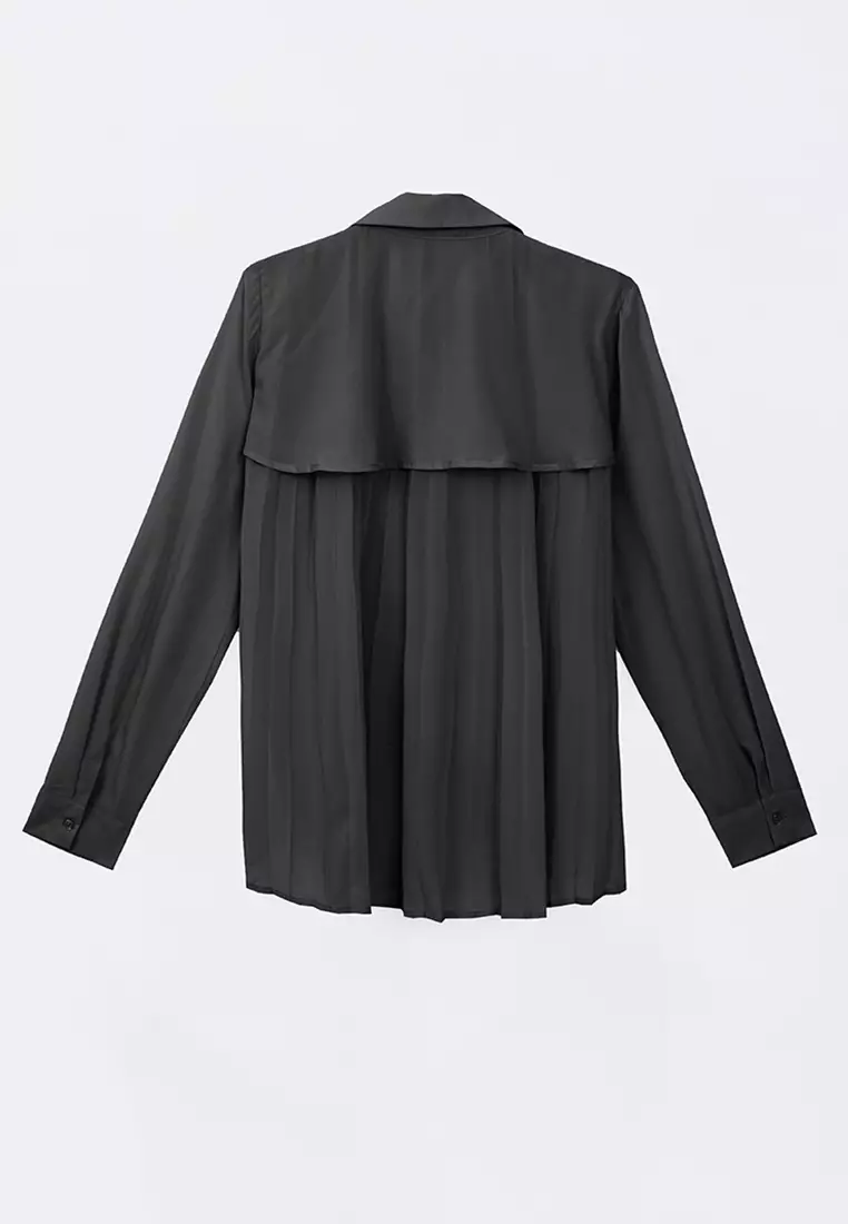 Panel Back Button Down Shirt