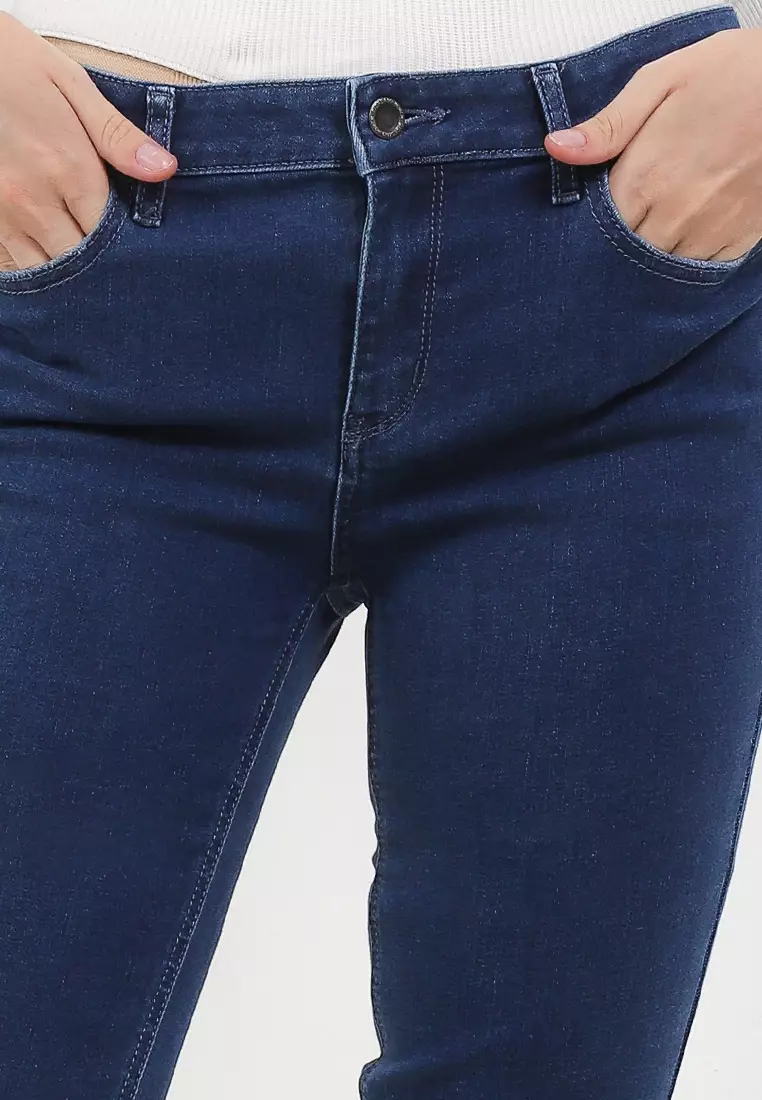 Women's Mid Rise Jeans (Super Stretch)