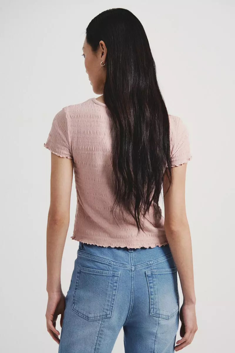 Smocked top