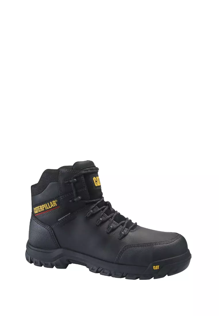 Men's Resorption Waterproof Composite Toe Work Boots - Black (P90976) | Safety Shoes