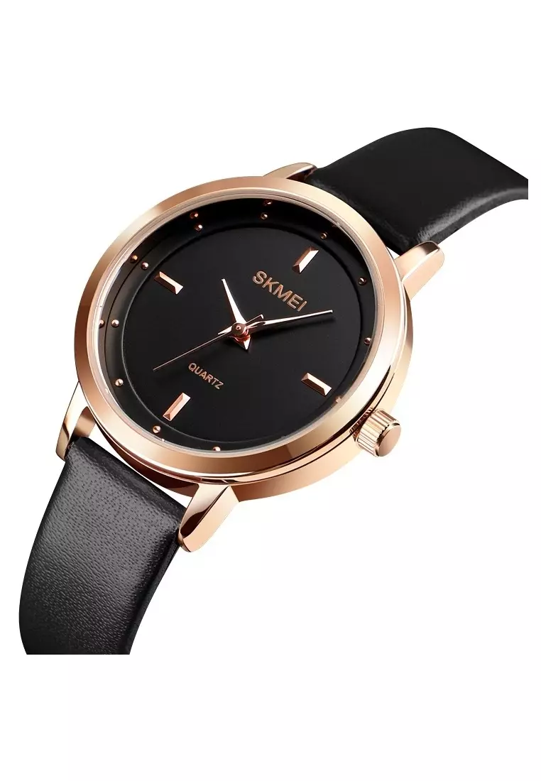 Jam Tangan Kasual Analog Dress Wanita Waterproof Strap Tali Material PU Leather HW23 ORIGINAL