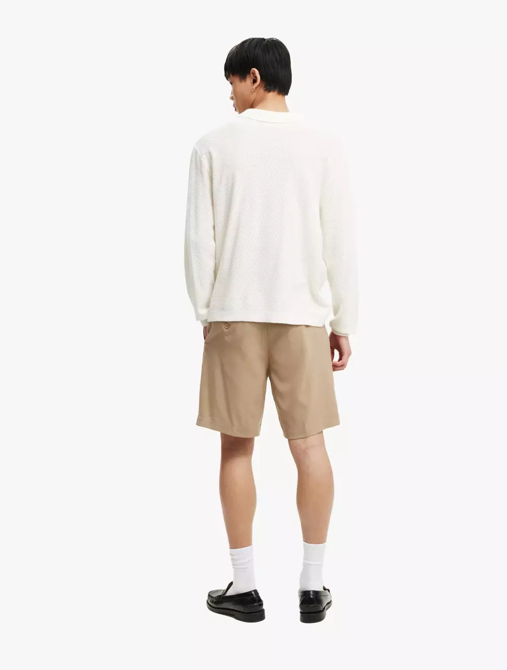 Cotton On - SHORTS - Pleated Short - LIGHT CAMEL SUITING