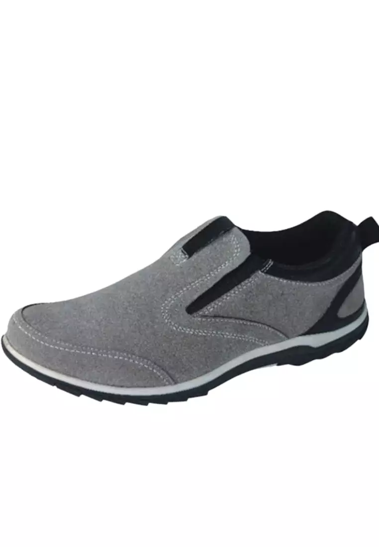 Dalbert Shoes Casual Sepatu Pria Breathable Comfortable Mateial Synthesis ORIGINAL - Grey