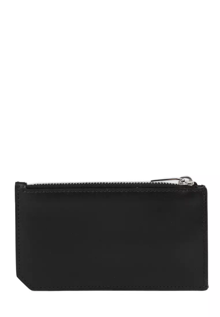 Saint Laurent Fragments Zipped Card Holder/coin Purse