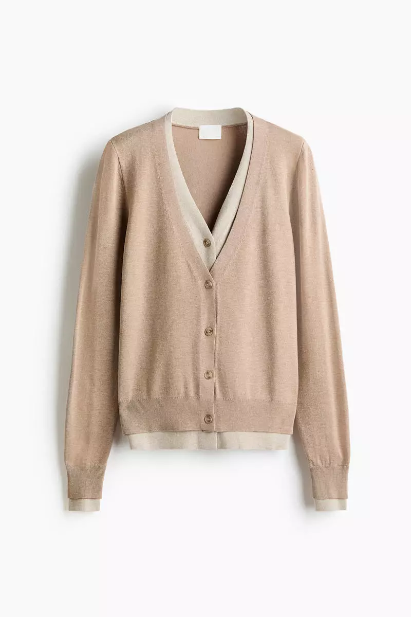 Layered cardigan