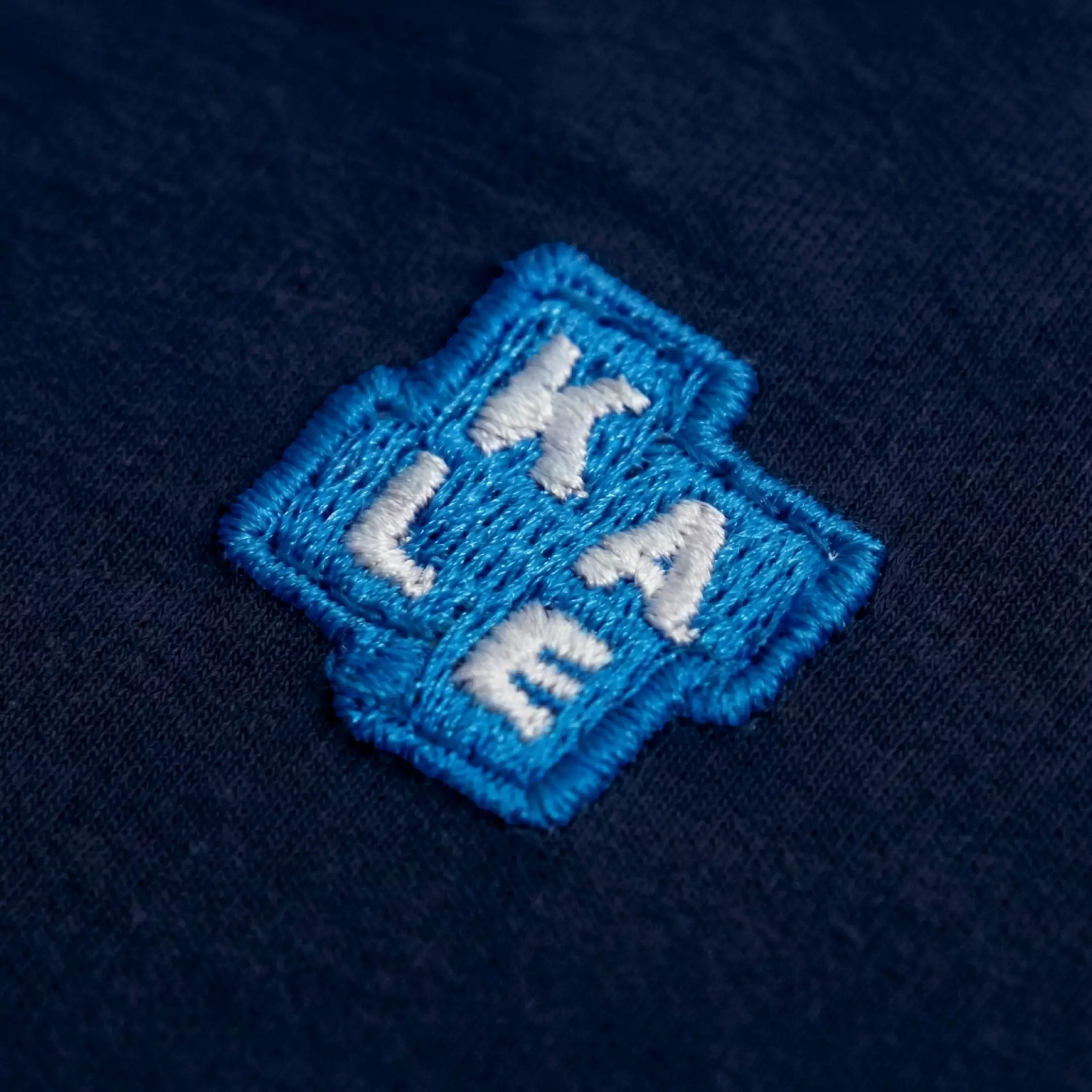 KALE NEO NAVY T-Shirt Fitted Tee Short Sleeve Cotton Cloudy