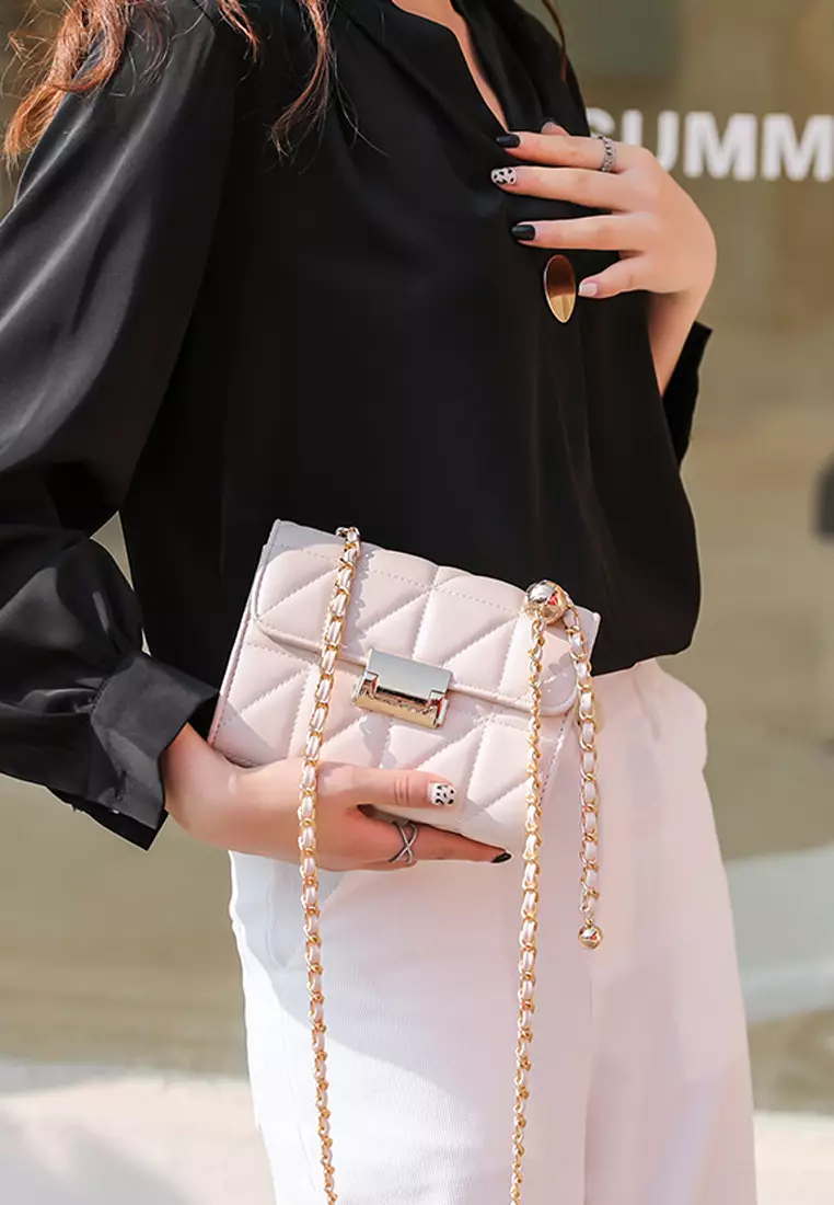 鏈條單肩迷你斜挎小手袋