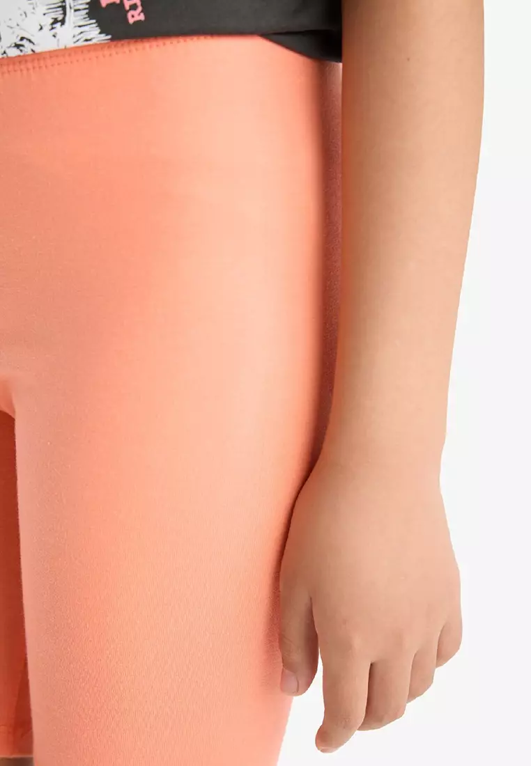 Elastic Biker Shorts