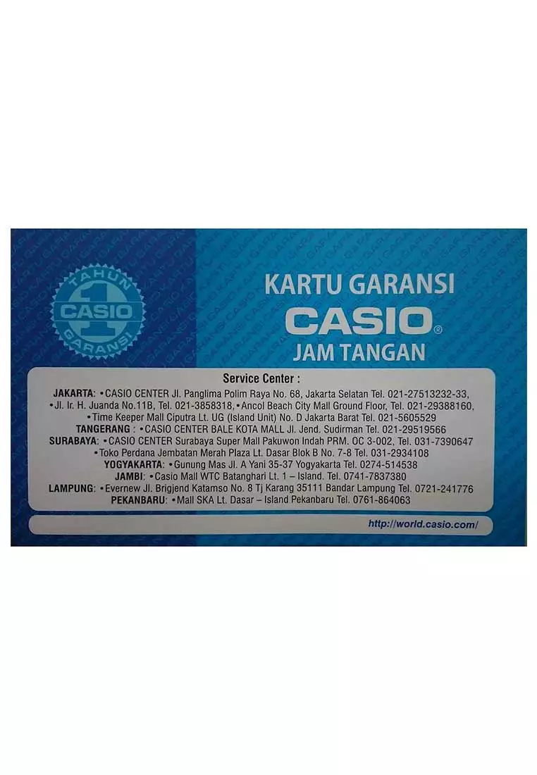 Casio Jam Tangan Pria - Black Red - Resin - AE-1300WH-1A2VDF