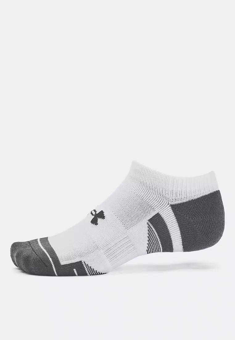 UA Performance Tech中性隱形運動襪3對裝