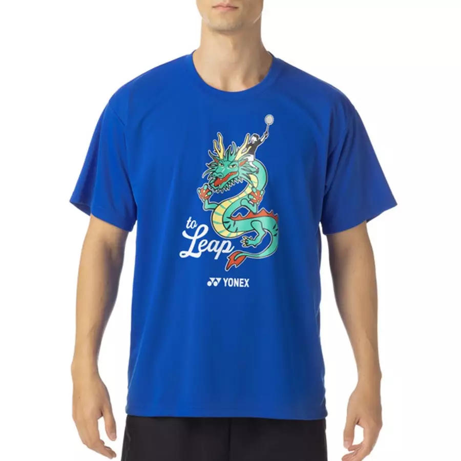 Special Made In Japan !! Kaos Badminton Yonex YOB 16723 Y UniDry Blast Blue