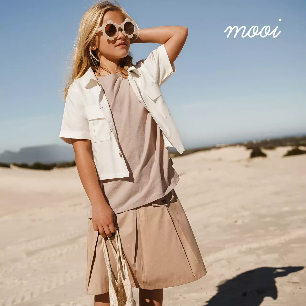 Mooi Rok Anak Perempuan Anya Short Skirt - Navy