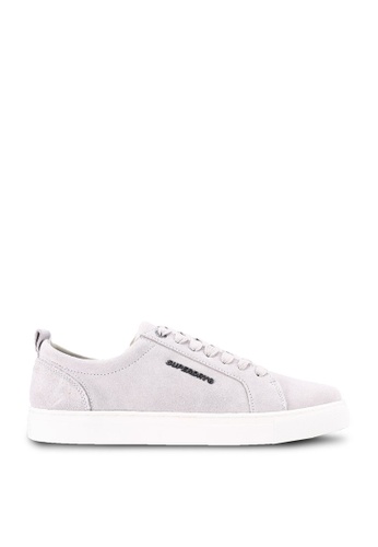 Superdry grey Truman Premium Lace Up Sneakers CD31FSH8A89B09GS_1