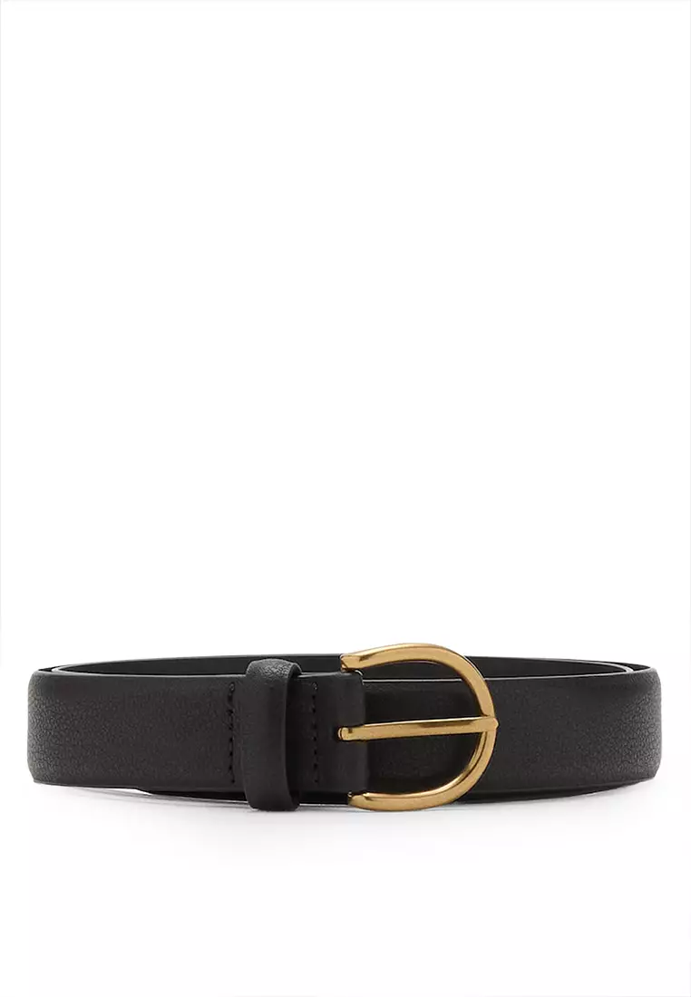 Pebbled Leather Belt