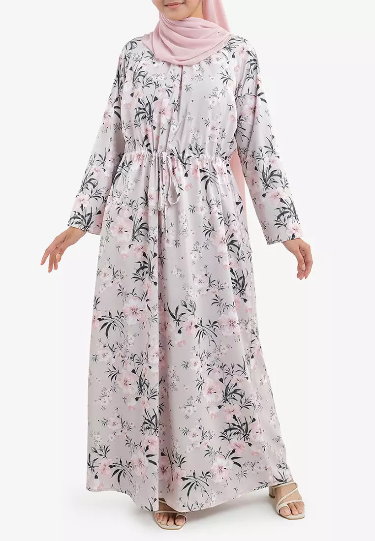 Buy POPLOOK Omolara Drawstring Waist Dress Online ZALORA Malaysia