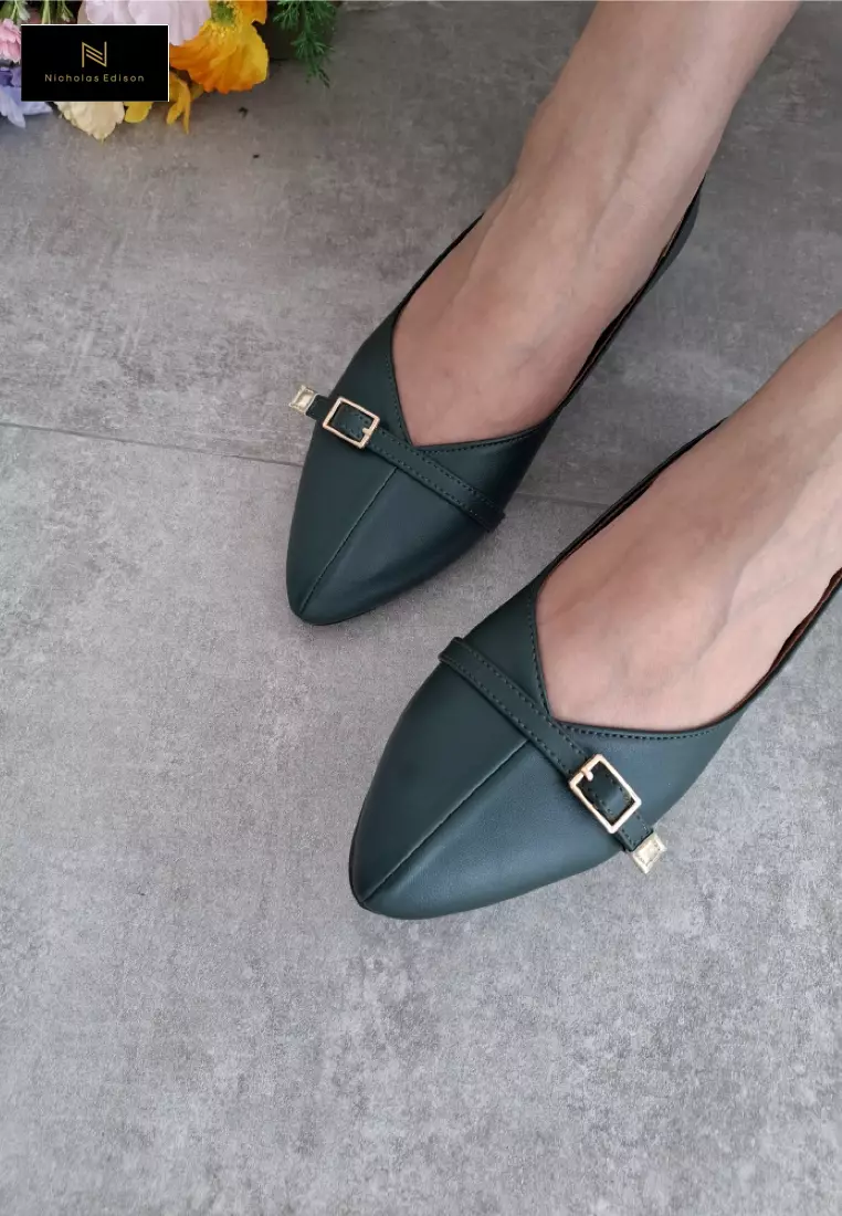 Nicholas Edison Flat Jolie Dark Green