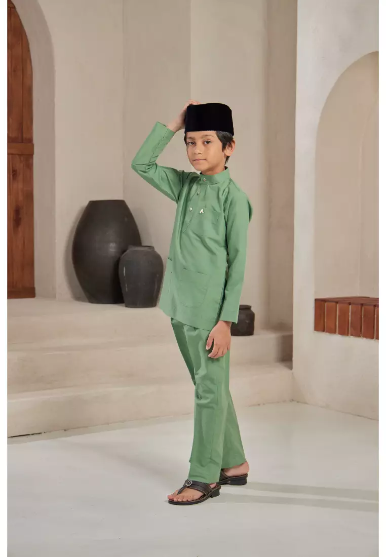 Baju Melayu Moden Cekak Musang for Kids
