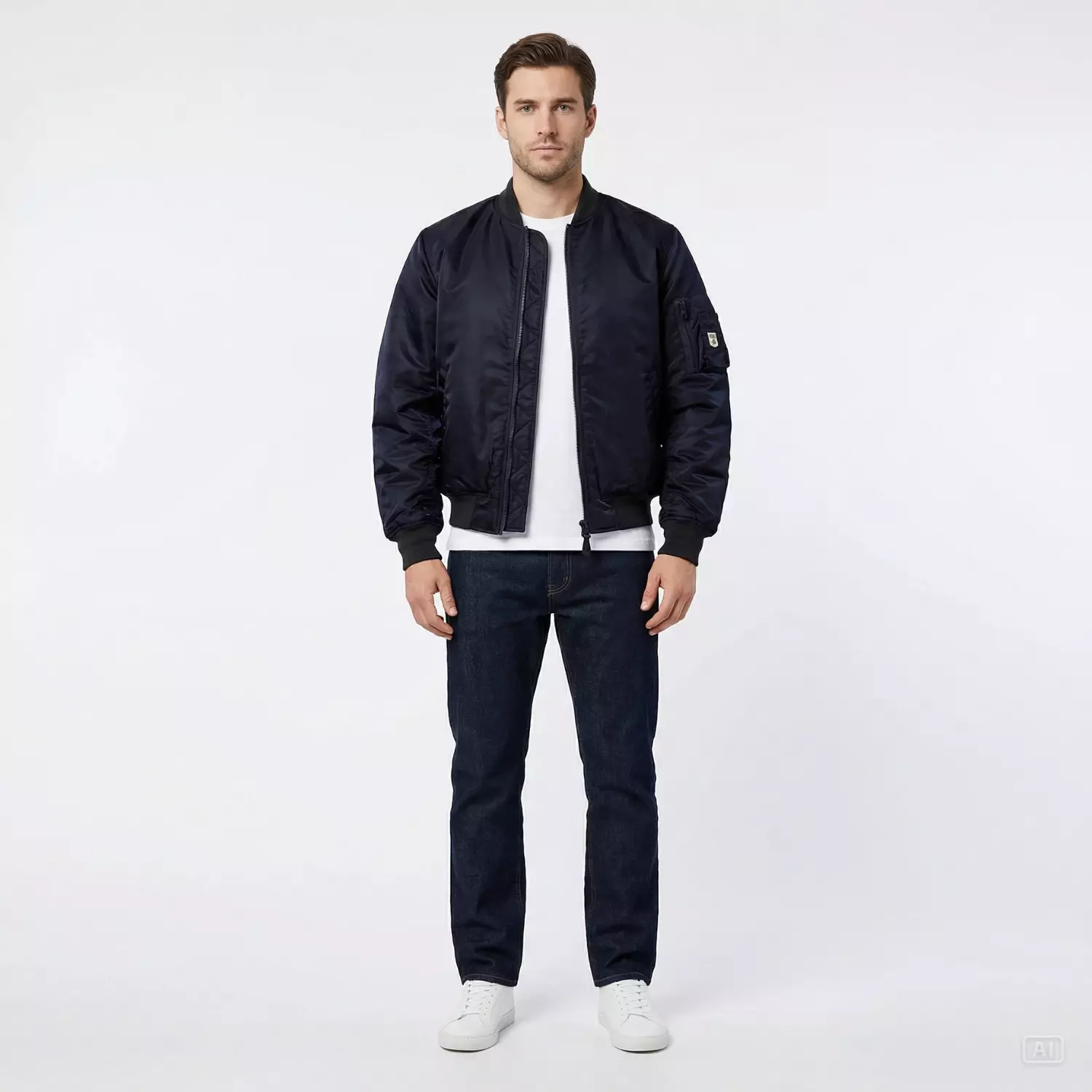 Jaket Bomber A030-NAVY