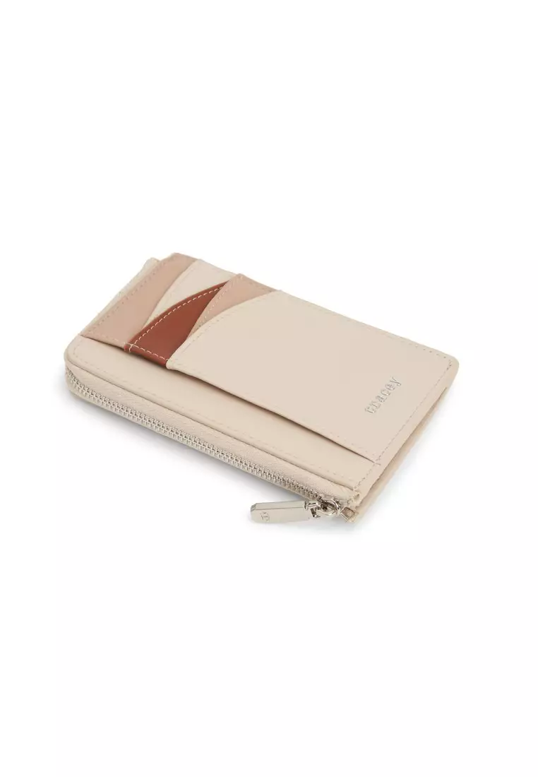 Tracey Earthy Gradient Wallet with Zip Pocket