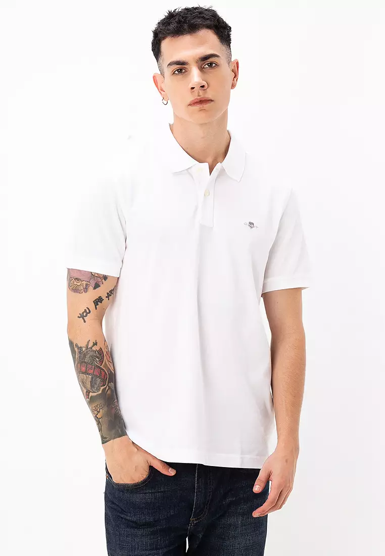 Regular Fit Shield Piqué Polo Shirt