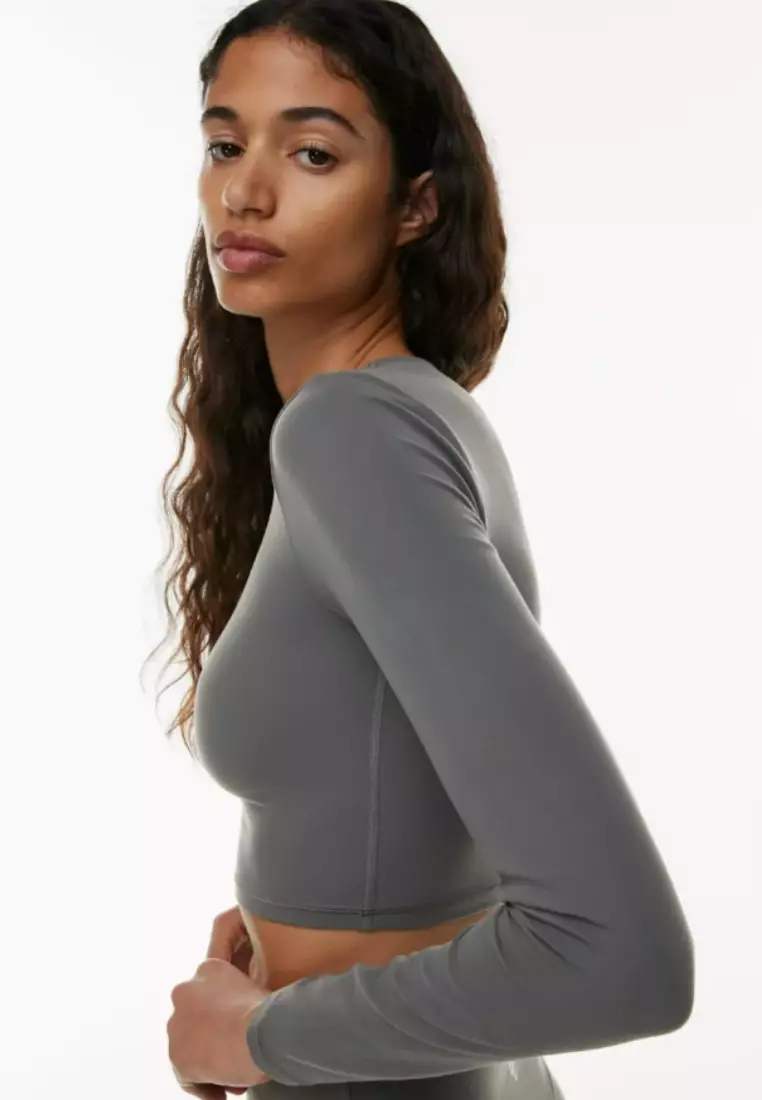 Sport Activ Yoga Long Sleeve Crop Top Women Activewear