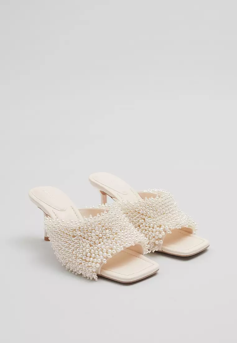 White leather mule new arrivals