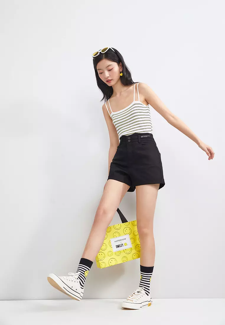 Stripped Knitted Tank Top