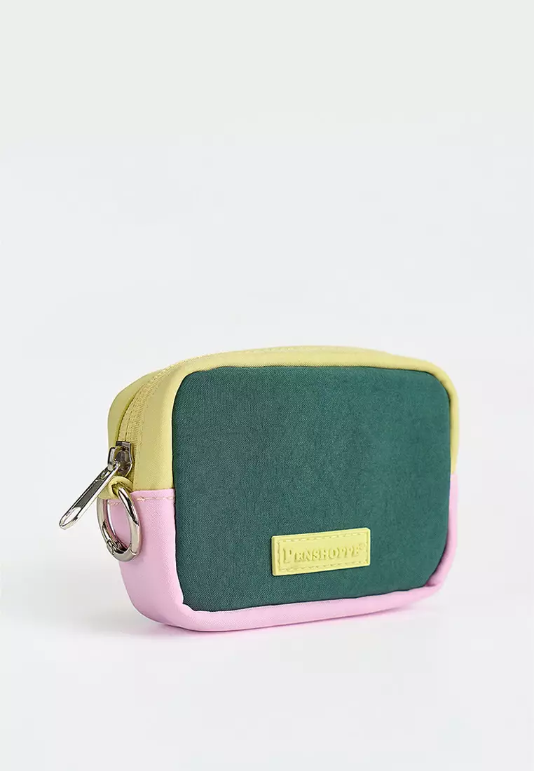 Nylon Color Blocking Coin Purse