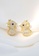 ZITIQUE gold Women's Diamond Embedded Mouse Earrings - Gold 21D52ACA237B4FGS_2