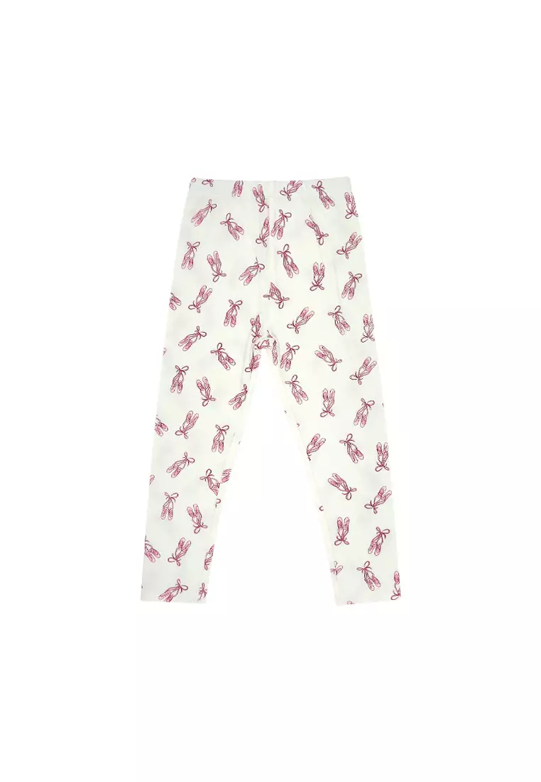 Toddler Girls Basic Ballet All-Over Print Leggings