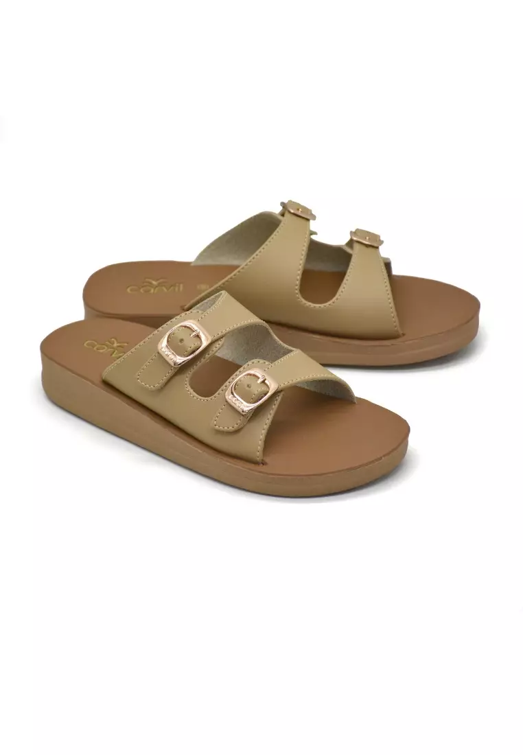 Carvil Sandal Wanita Seruni-02 L Mocca