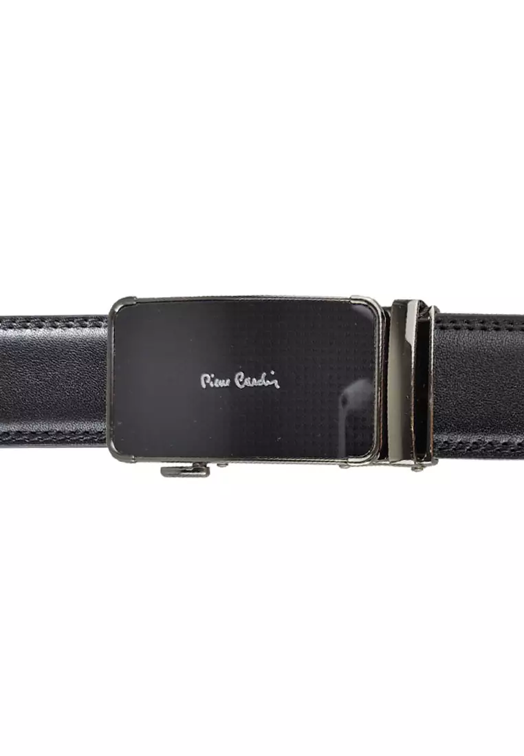 Pierre Cardin Ikat Pinggang Pria Kulit Leather Sabuk Gesper Branded Impor Men Belt Casual A