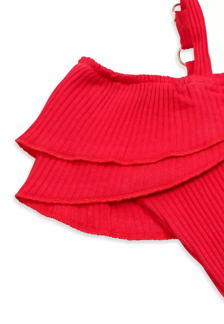 Girls Blouse with Skirt Set