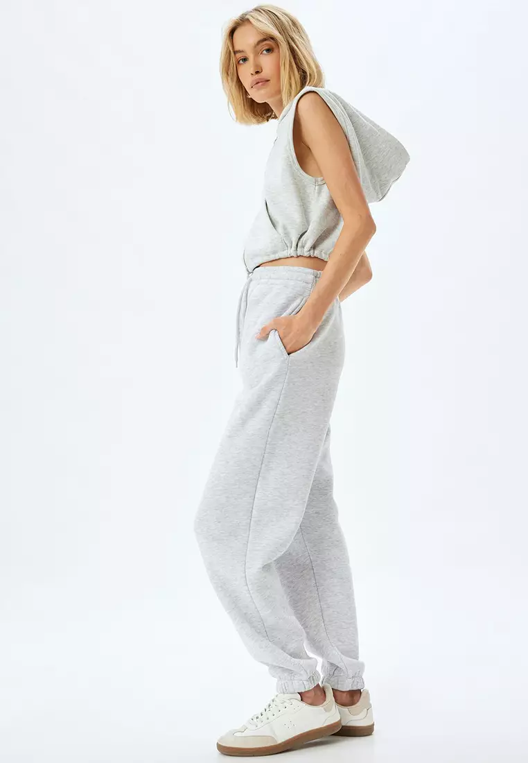 Collusion Shop Collusion Tapered Joggers Buy KOTON Ribbed Pocketed