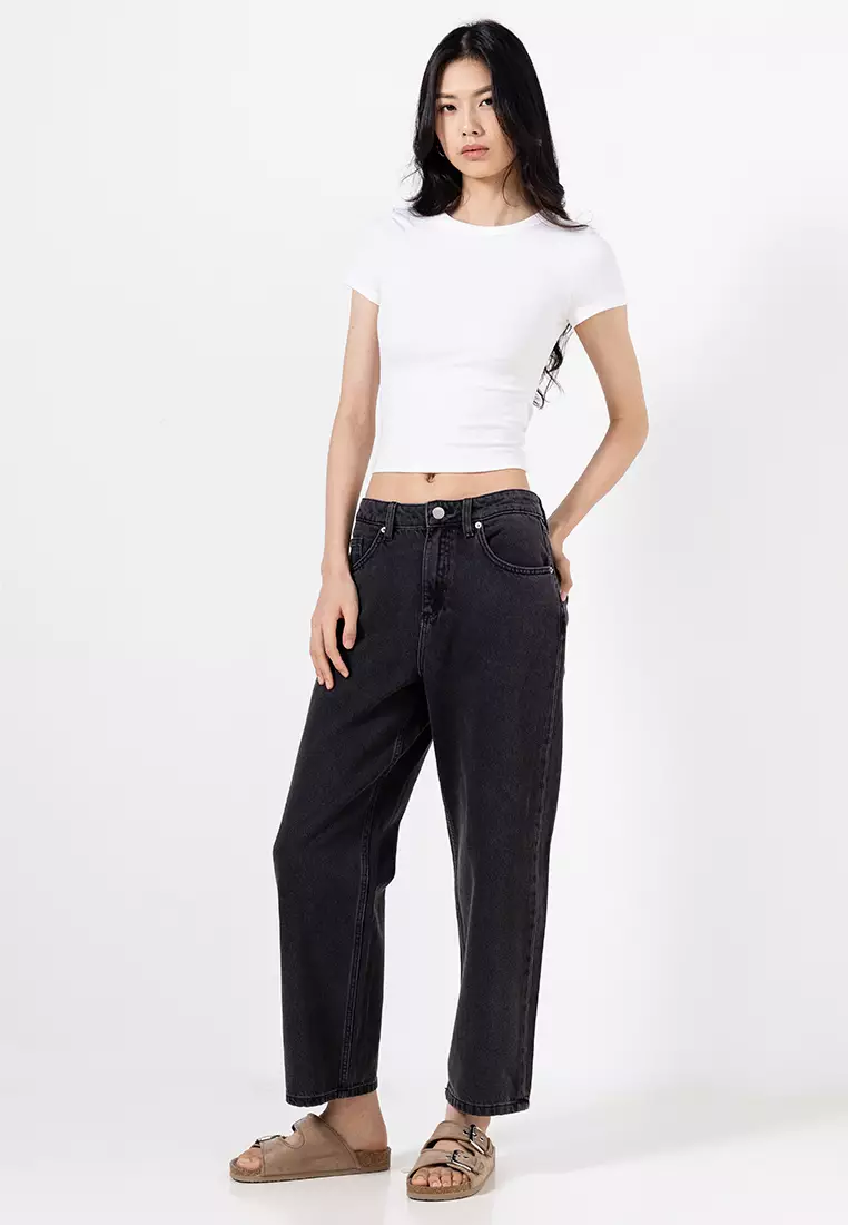 Straight Crop Jeans