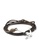 Splice Cufflinks brown Ore Series Brown Cord Silver Anchor Bracelet SP744AC46XJPSG_1