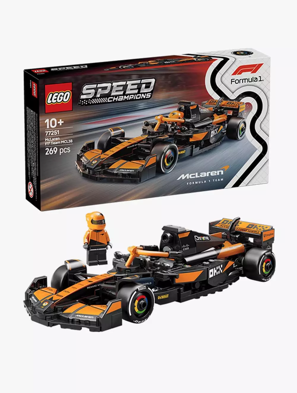 LEGO® Speed Champions McLaren F1® Team MCL38 Race Car - 77251