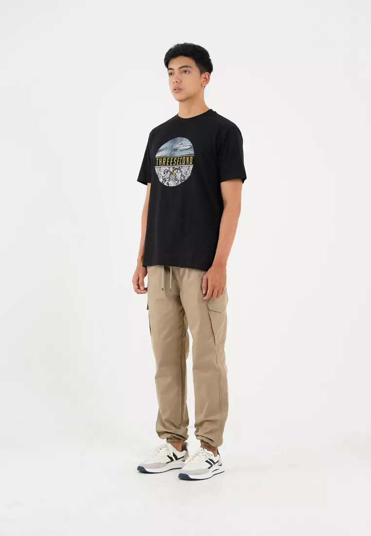 3Second Arnold T-Shirt Short Sleeve Cotton Lighweight Regular Fit OL-C320424